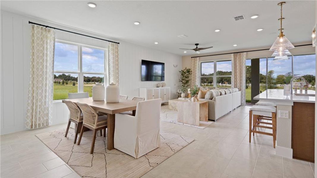 Furnished interior view inside a new home in Trailside, Mount Dora (Image 23). Furnished interior view inside a new home in Trailside, Mount Dora (Image 23).
