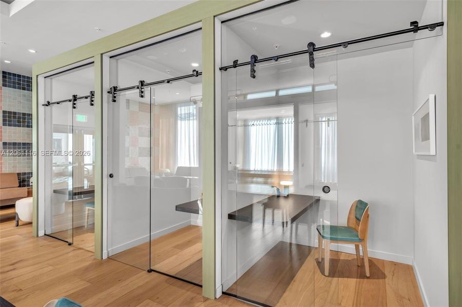 Furnished interior view inside a new home in , Miami (Image 10).