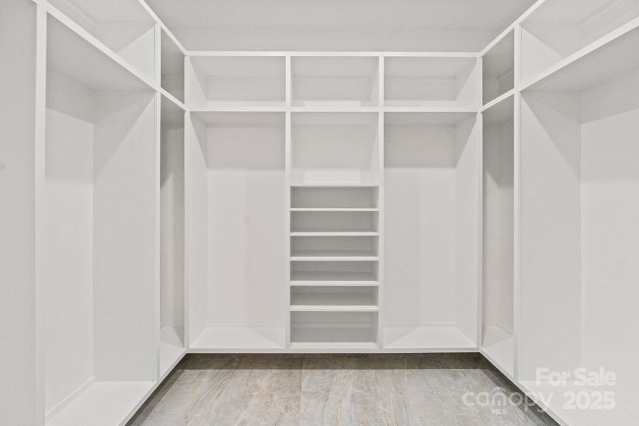 Primary walk-in closet