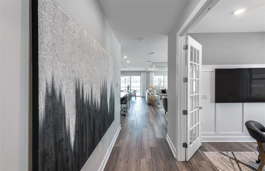 Furnished interior view inside a new home in BeachWalk by Manasota Key, Englewood (Image 48).