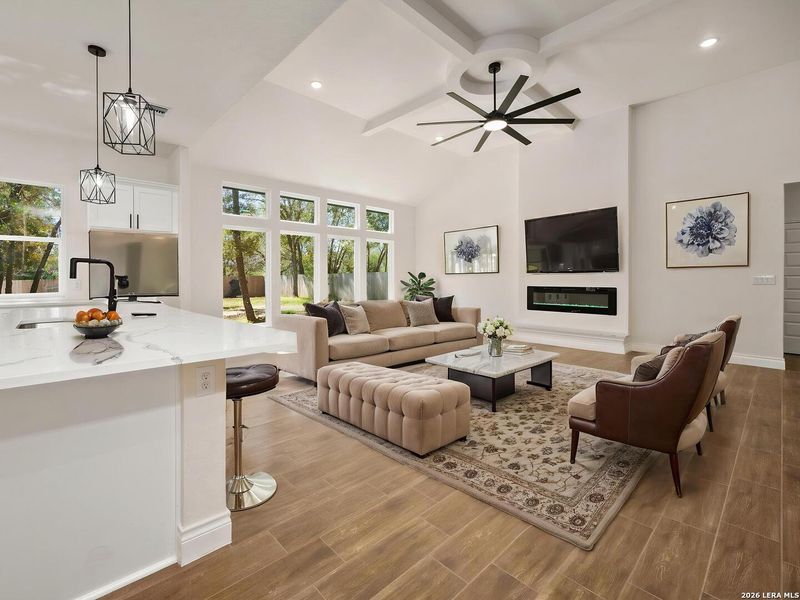 Furnished interior view inside a new home in , Elmendorf (Image 29).