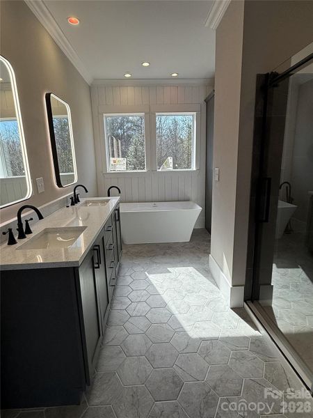 Furnished interior view inside a new home in , Morganton (Image 8).