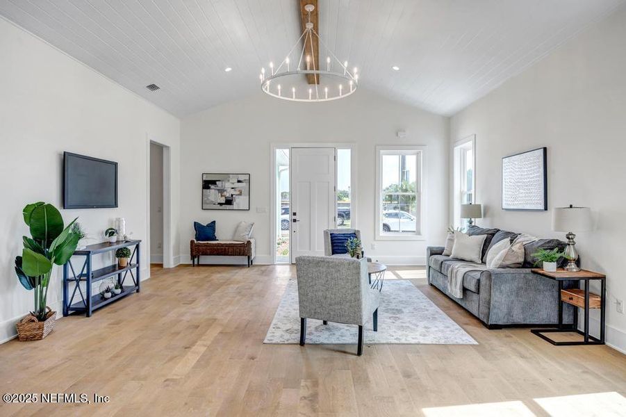 Furnished interior view inside a new home in , Neptune Beach (Image 20).
