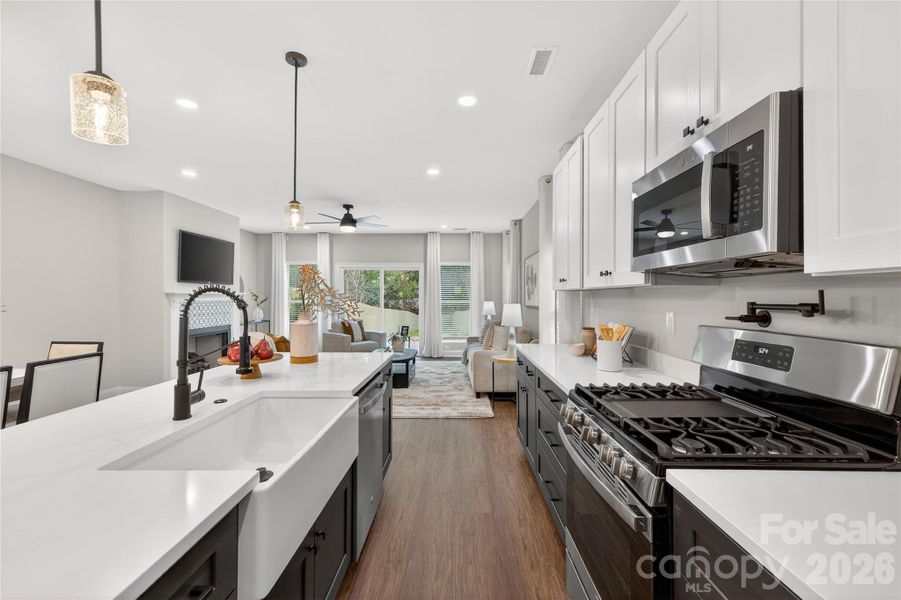 Furnished interior view inside a new home in , Charlotte (Image 14).
