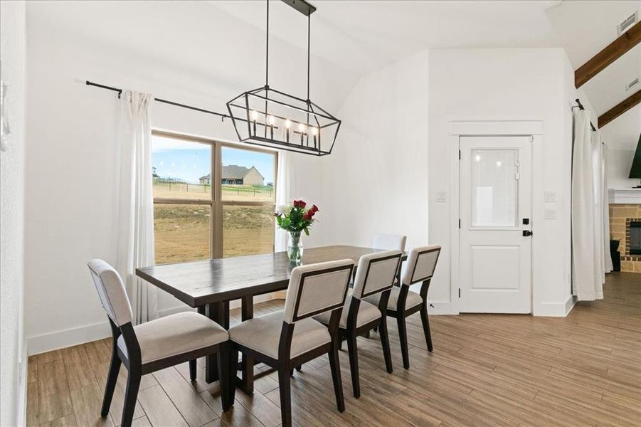 Furnished interior view inside a new home in , Springtown (Image 6).