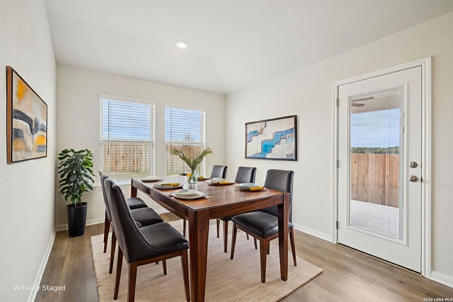 Furnished interior view inside a new home in Legendary Trails - Premier Series, Cibolo (Image 6).