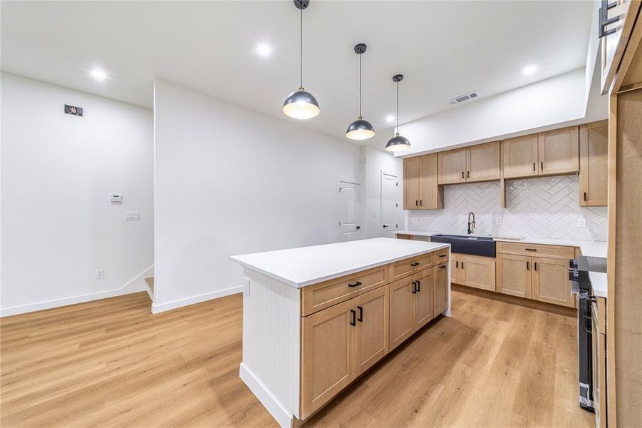 Furnished interior view inside a new home in , Dallas (Image 8).