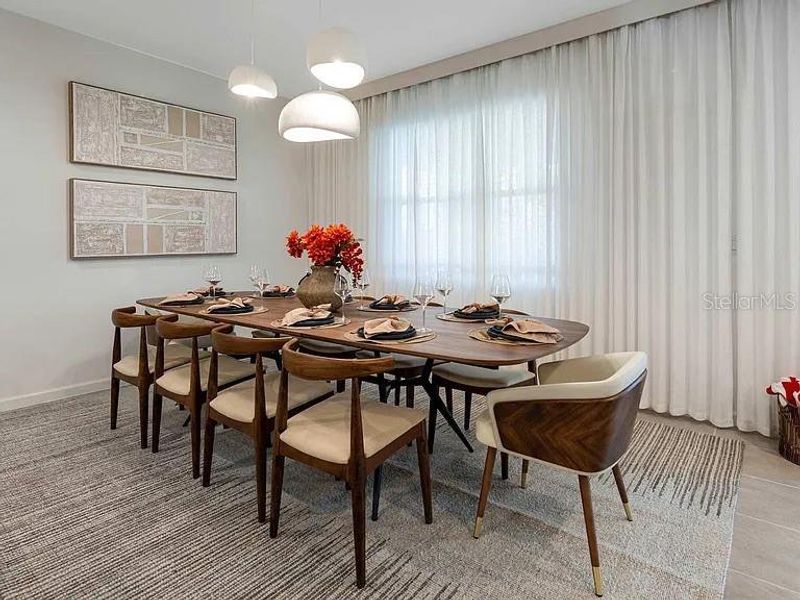 Furnished interior view inside a new home in , Kissimmee (Image 10).