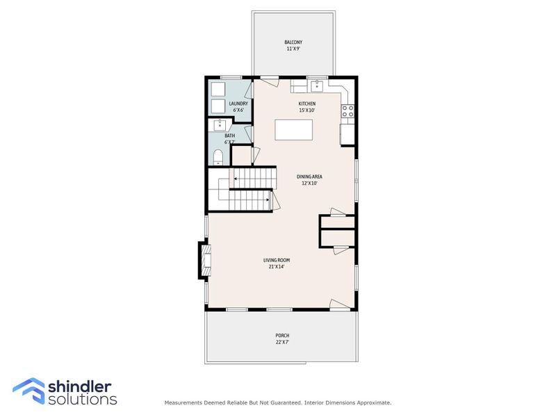 2D floor plan layout of this home in , Asheville, NC (Image 4).