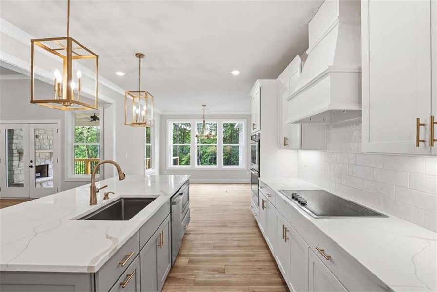 Furnished interior view inside a new home in , Clarkesville (Image 5).