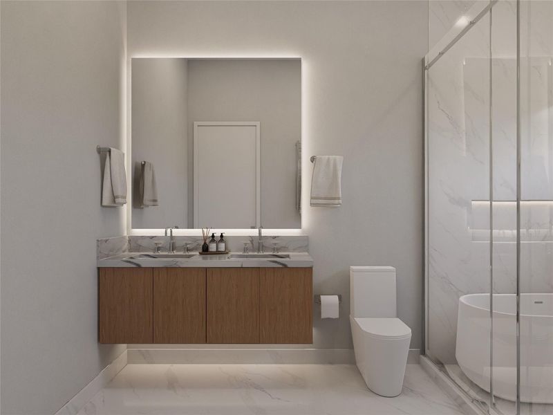 Furnished interior view inside a new home in , Wilton Manors (Image 8). Furnished interior view inside a new home in , Wilton Manors (Image 8).