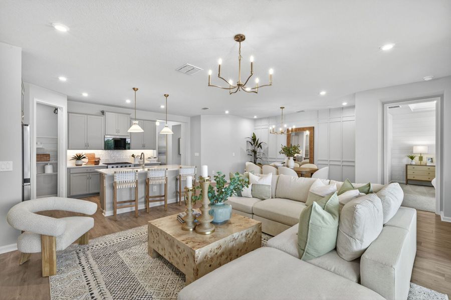Representative furnished interior of a home built from the Glades by Mattamy Homes in Crosswind Ranch, Parrish (Image 7).
