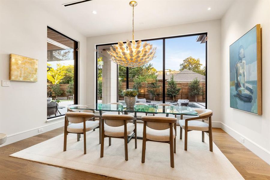 Furnished interior view inside a new home in , Dallas (Image 14).