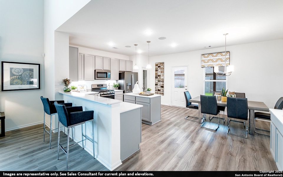 Furnished interior view inside a new home in Hennersby Hollow, San Antonio (Image 16).