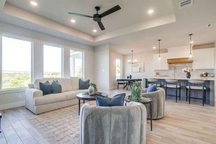 Furnished interior view inside a new home in , White Settlement (Image 15).