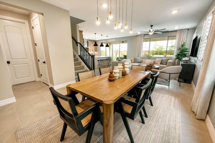 Furnished interior view inside a new home in Waterston Central, Gilbert (Image 8).