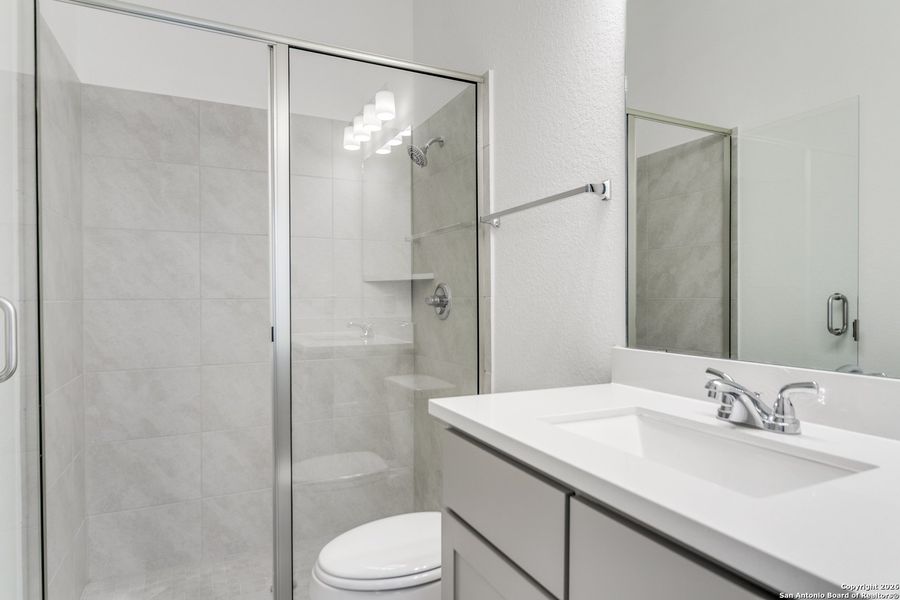 Furnished interior view inside a new home in , New Braunfels (Image 6).