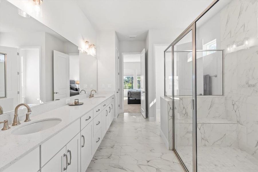 Furnished interior view inside a new home in Woodhaven, Port Orange (Image 46). Furnished interior view inside a new home in Woodhaven, Port Orange (Image 46).