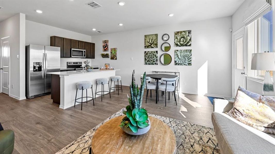 Furnished interior view inside a new home in Arbor Trails North, Princeton (Image 25).