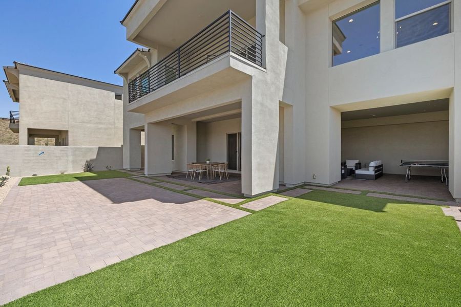 Representative exterior details of a home built from the Ridgeline by KLMR Homes in Bellos at The Summit, Fountain Hills (Image 24).