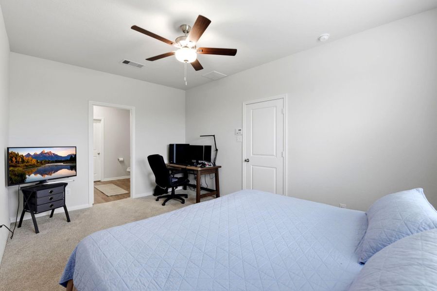 Furnished interior view inside a new home in Vacek Country Meadows, Richmond (Image 14).