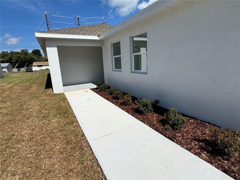 Exterior details and patio area of a home in , Zephyrhills (Image 30). Exterior details and patio area of a home in , Zephyrhills (Image 30).
