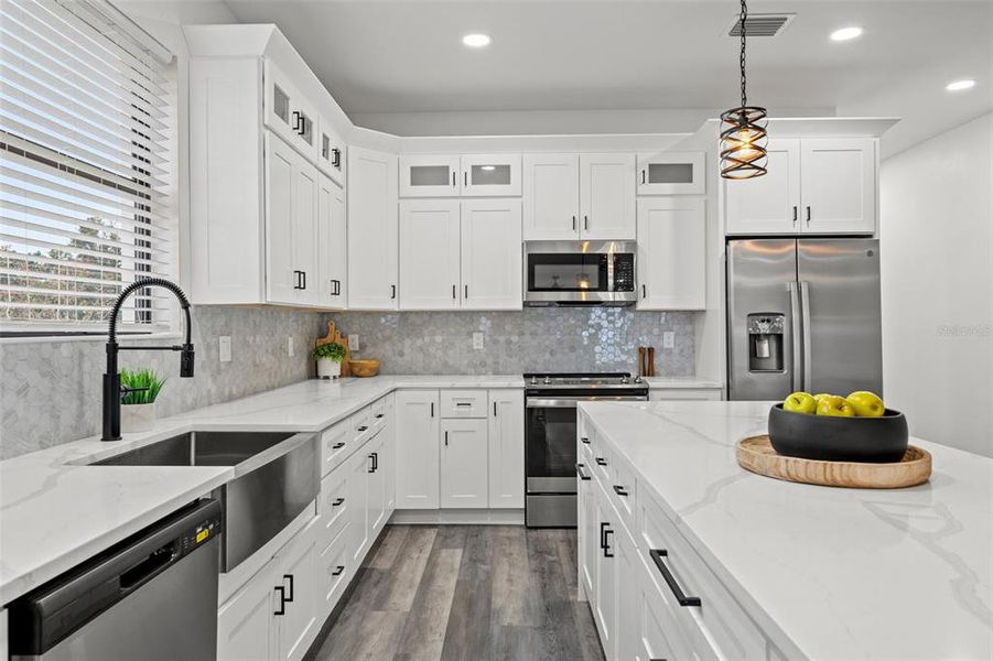 Furnished interior view inside a new home in , Pinellas Park (Image 4). Furnished interior view inside a new home in , Pinellas Park (Image 4).