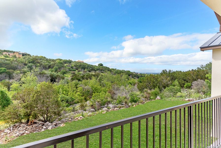 Exterior details and patio area of a home in , Blanco (Image 16).