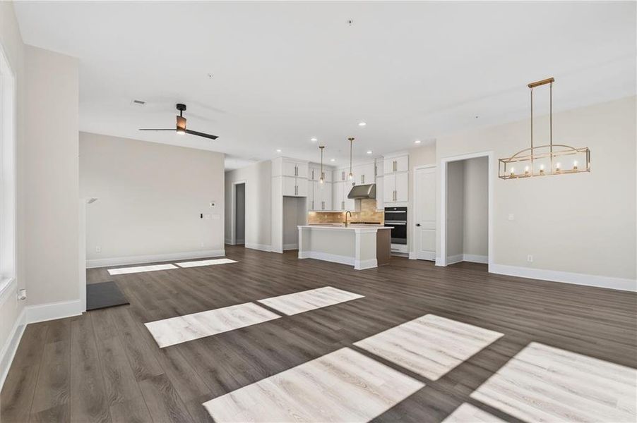 Spacious, unfurnished interior of a new home in The Reserve at Bells Ferry, Kennesaw (Image 34).