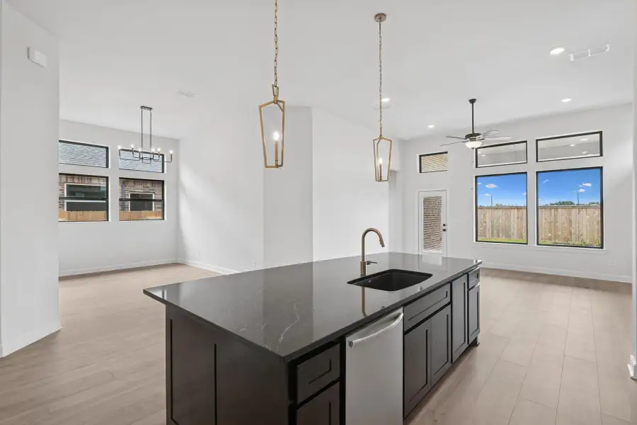 Furnished interior view inside a new home in Grange 45' Homesites, Katy (Image 4). Furnished interior view inside a new home in Grange 45' Homesites, Katy (Image 4).