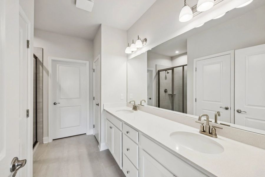 Furnished interior view inside a new home in Cedars at Cane Ridge | 55+ Community, Antioch (Image 13).