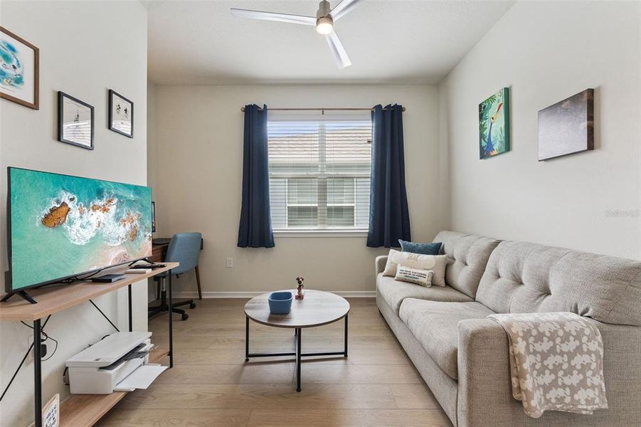 Furnished interior view inside a new home in Del Webb Oasis, Winter Garden (Image 12).