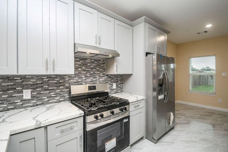Furnished interior view inside a new home in , Houston (Image 10).