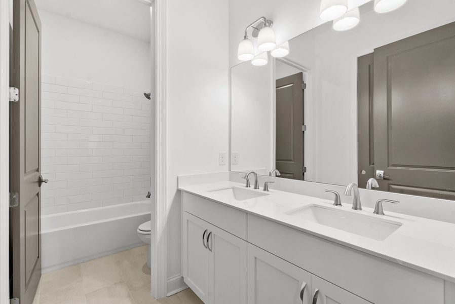 Representative furnished interior of a home built from the The Cascade II by The Providence Group in Waterside Condos, Peachtree Corners (Image 10).