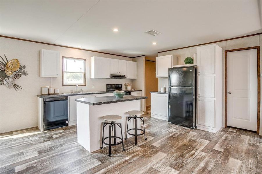 Furnished interior view inside a new home in , Sunset (Image 3).