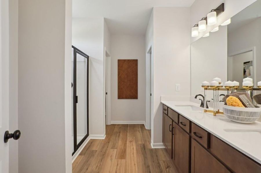 Furnished interior view inside a new home in Sycamore Crest, Calhoun (Image 23). Furnished interior view inside a new home in Sycamore Crest, Calhoun (Image 23).
