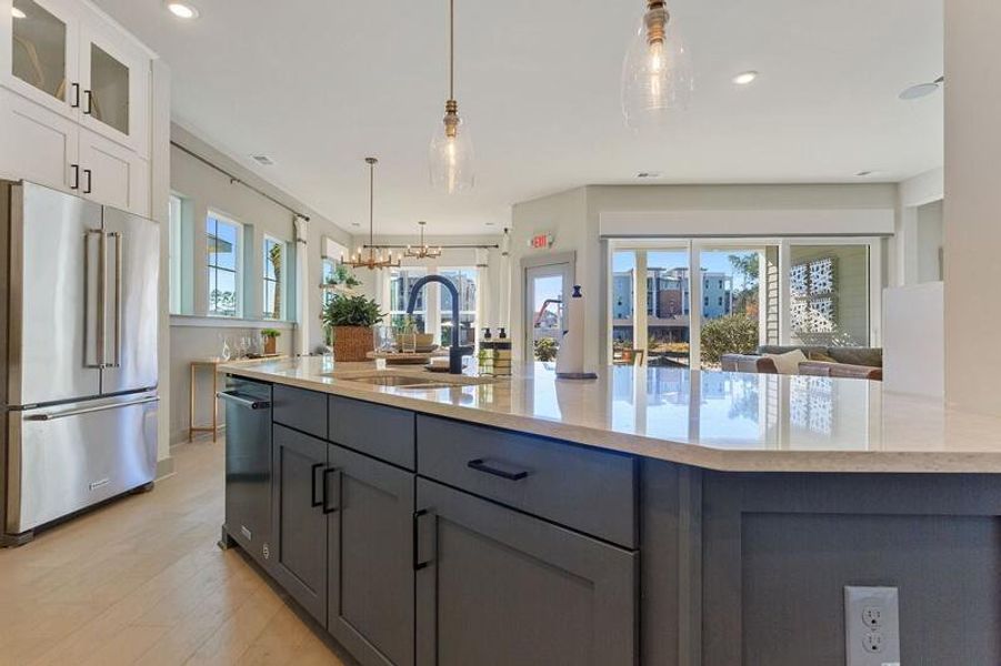Furnished interior view inside a new home in , Summerville (Image 12).