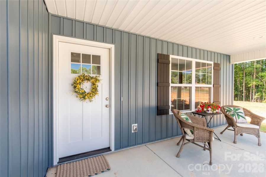 Exterior details and patio area of a home in , Lancaster (Image 3).