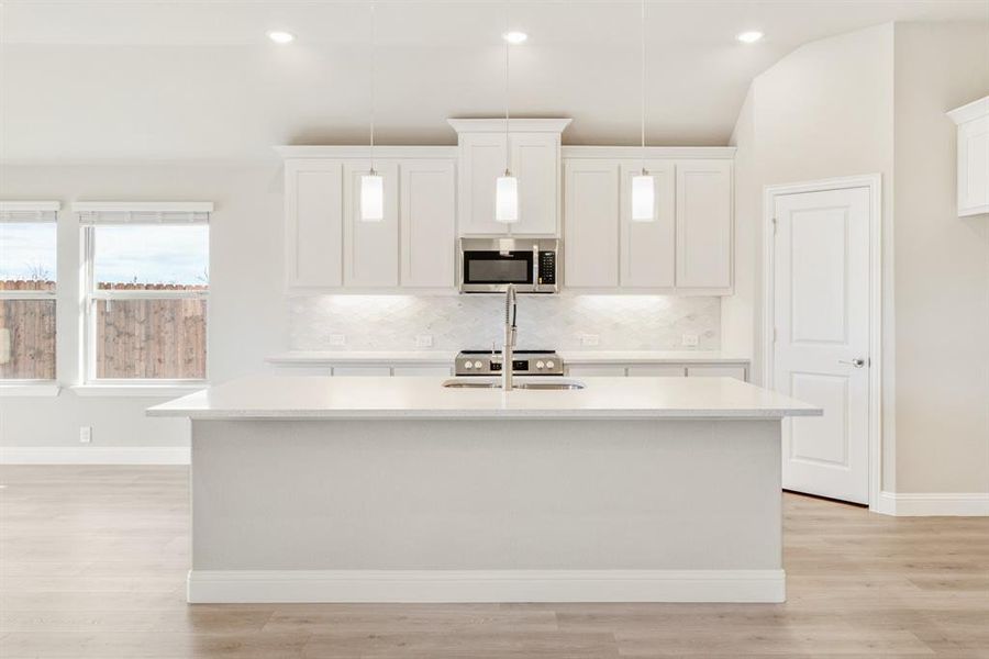 Furnished interior view inside a new home in Georgetown at Kings Fort, Kaufman (Image 15).