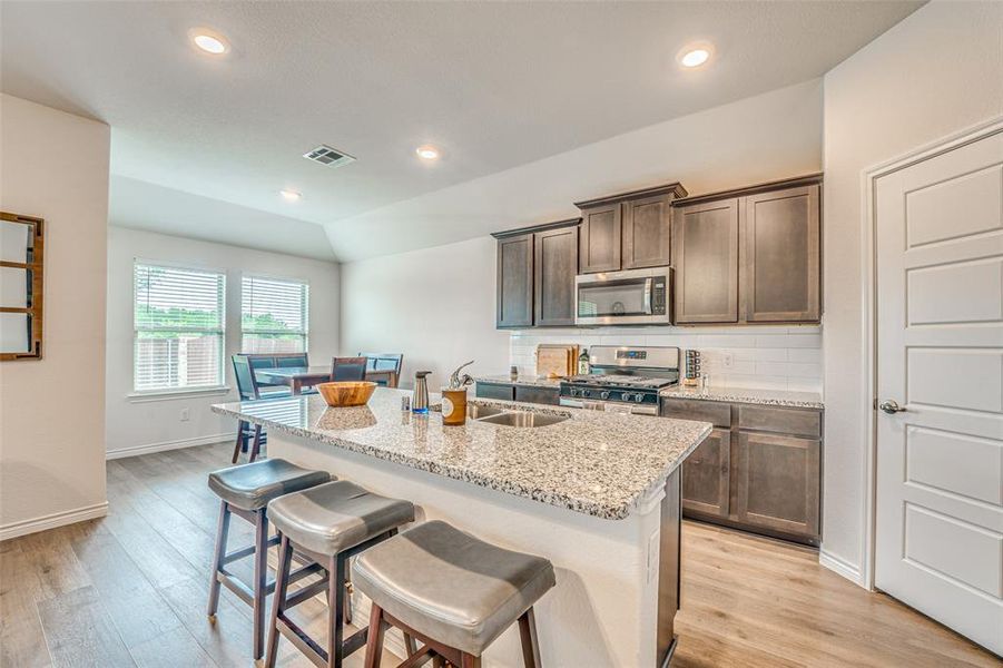 Furnished interior view inside a new home in , McKinney (Image 19).