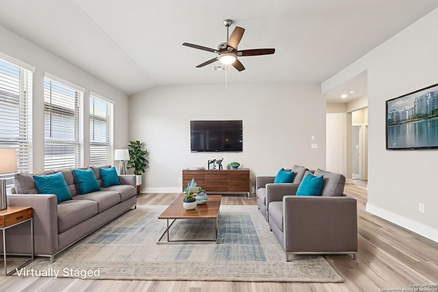 Furnished interior view inside a new home in Catalina, Converse (Image 15).