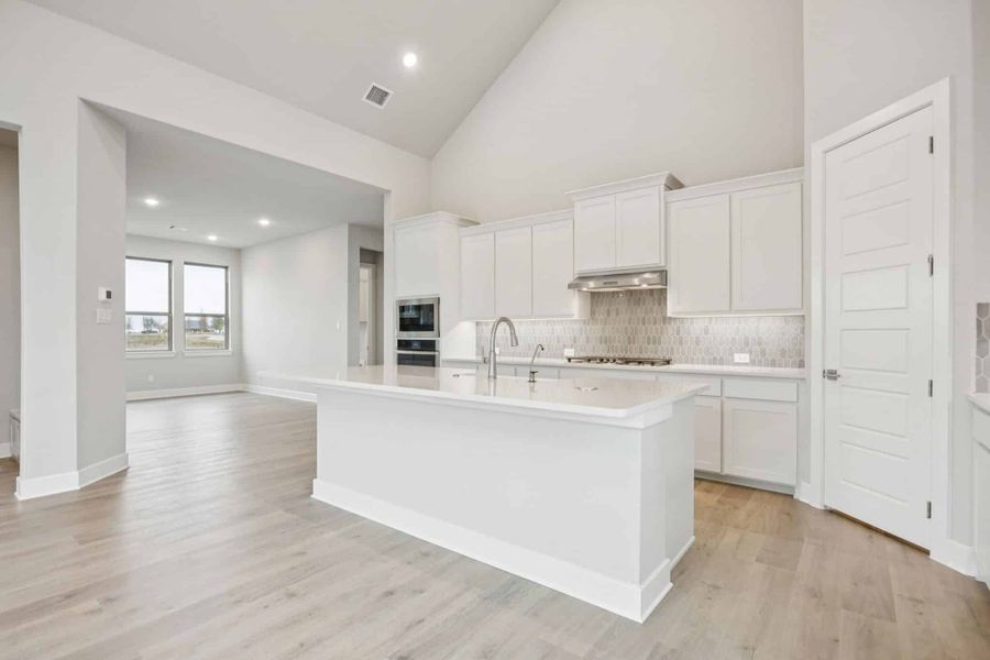 Furnished interior view inside a new home in The Grove Frisco, Frisco (Image 9). Furnished interior view inside a new home in The Grove Frisco, Frisco (Image 9).