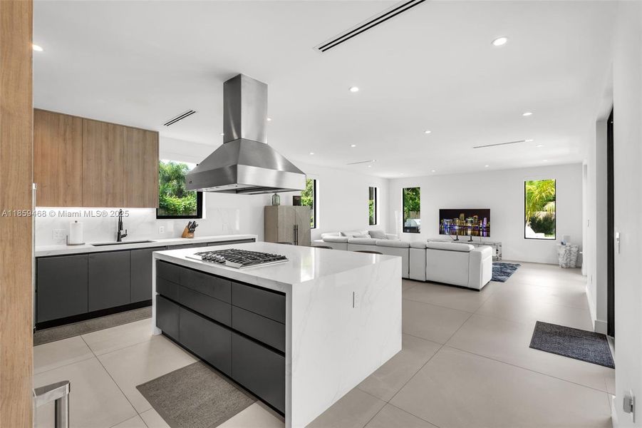 Furnished interior view inside a new home in , Miami (Image 14).