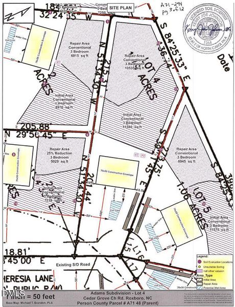 Plot Plan - 79 Theresia Ln Roxboro
