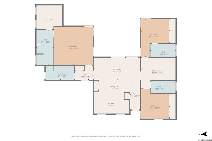 2D floor plan layout of this home in , San Antonio, TX (Image 3).