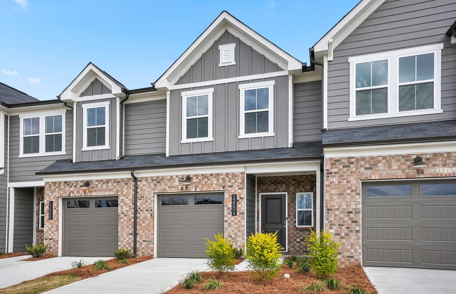 Front exterior of a new home in Mallard Park, Charlotte, NC, highlighting curb appeal (Image 21). Front exterior of a new home in Mallard Park, Charlotte, NC, highlighting curb appeal (Image 21).