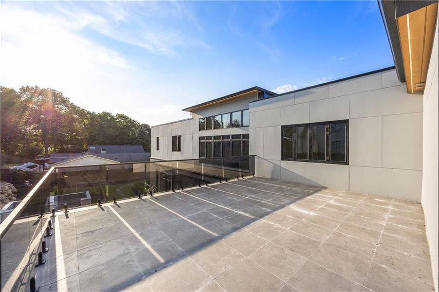 Exterior details and patio area of a home in , Marietta (Image 26).