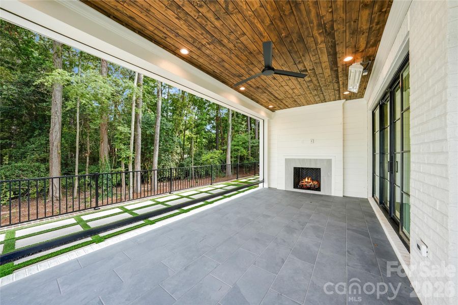 Covered Rear Porch for Representation