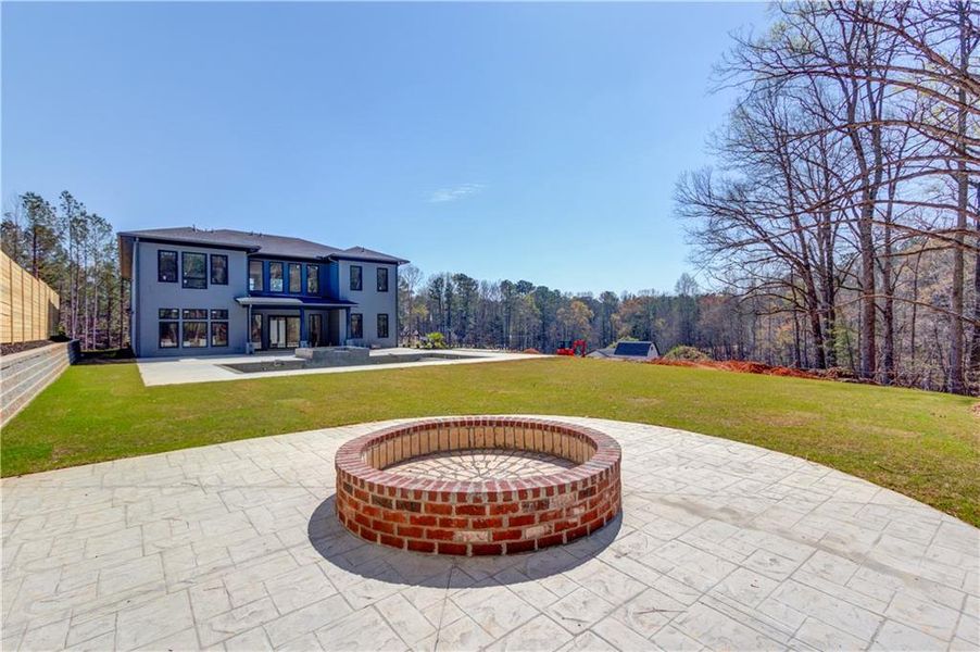 Exterior details and patio area of a home in , Sugar Hill (Image 5).