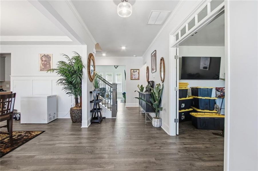 Furnished interior view inside a new home in , Newnan (Image 61).